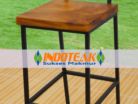 Iron Suar Bar Chair