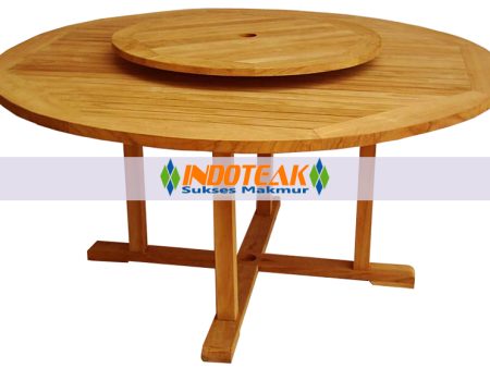 Round Table 150 CM with Lazy Susan