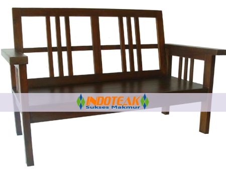 Teak Tralis Bench