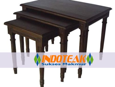 Teak Susun Table 3 Pieces