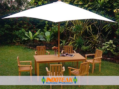 Toronto Patio FurnitureRectangular Table And Stackable Chairs
