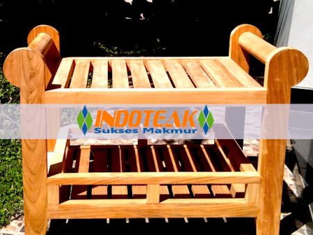 Wooden Shower Bench